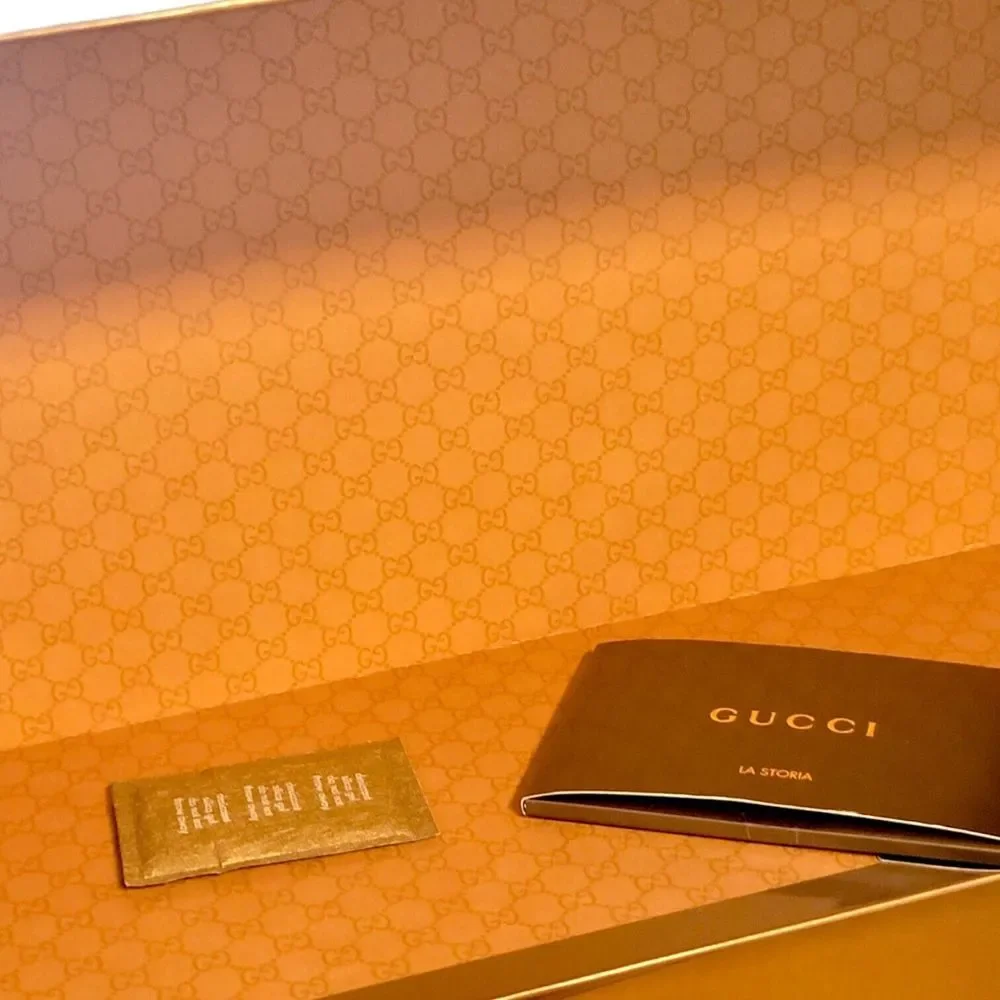 Lot Of 3 Gucci Glossy Boxes Large From Throw‎ Blankets & Mens Shoes